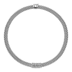 Panorama Collier mit Diamanten