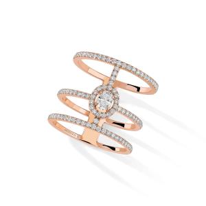 Glam'Azone 3 Rangs Pavée Ring