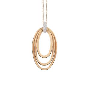 Dune Chic Pavé Anhänger mit Halskette