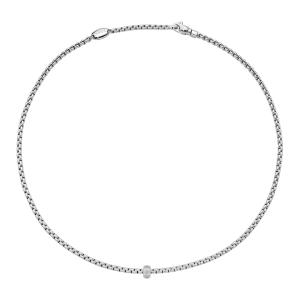 Eka Halskette mit Diamanten in Rautenfassung