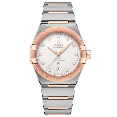 Damen- und Herrenuhr, Automatik, Omega Constellation