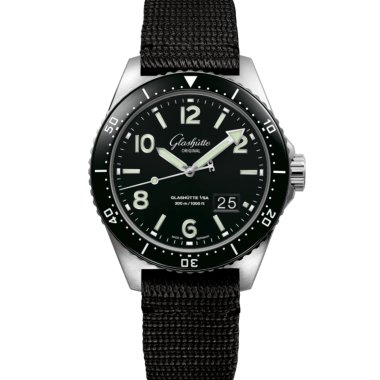Herrenuhr, Automatik, Glashütte Original Sea Q Panoramadatum 