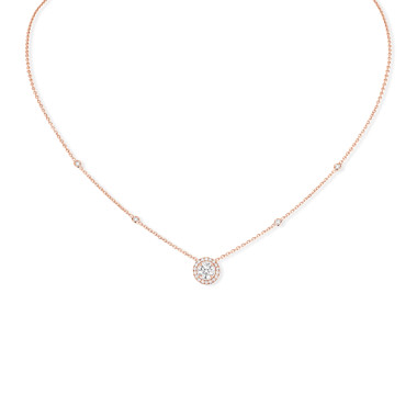 Halsschmuck, Roségold, Messika Joy XS Halskette