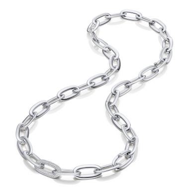 Halsschmuck, Weißgold, IsabelleFa Halskette "Prestige"