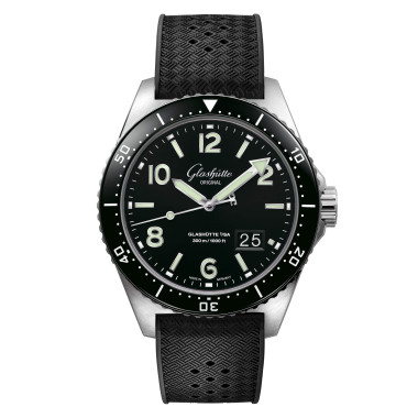 Herrenuhr, Automatik, Glashütte Original SeaQ Panoramadatum