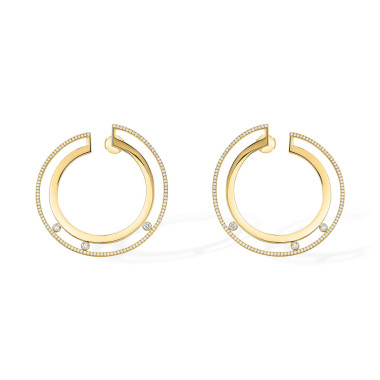 Ohrringe, Gelbgold, Messika Move Romane PM Ohrringe