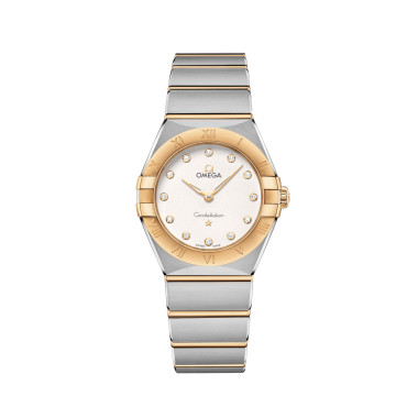 Damenuhr, Quarzwerk, Omega Constellation
