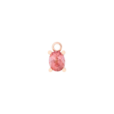 Ohrringe, Roségold, Bron Phlox Einhänger