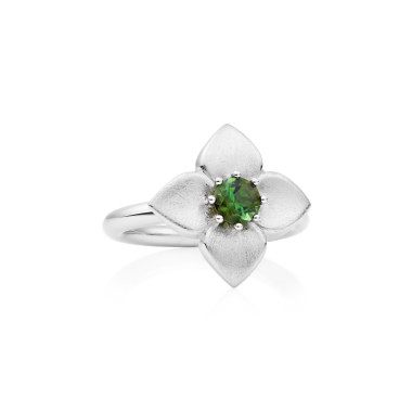 Ringe, Weißgold, Bron Poppy Ring