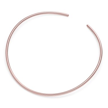 Halsschmuck, Rotgold, IsabelleFa Halsreif "Flix.Flex Oval 7"