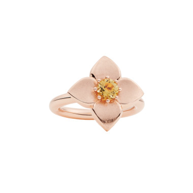 Ringe, Roségold, Bron Poppy Ring