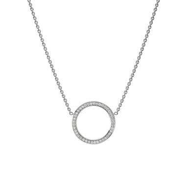 Halsschmuck, Platin, Schmuckwerk Halskette Saturn