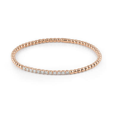 Armschmuck, Roségold, Al Coro Stretchy Armband
