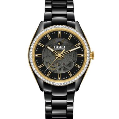 Damen- und Herrenuhr, Automatik, Rado HyperChrome Automatic Diamonds