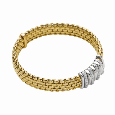 Weißgold, Armschmuck, FOPE Panorama Flex'it Armband