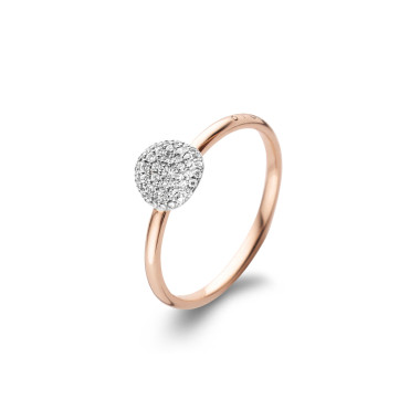 Ringe, Roségold, Bigli Mini Waves Ring