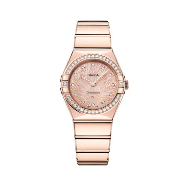 Damenuhr, Quarzwerk, Omega Constellation