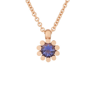 Halsschmuck, Roségold, Bron Sprite Anhänger