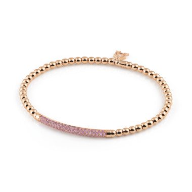Armschmuck, Roségold, Al Coro Stretchy Armband