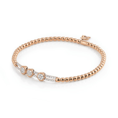 Armschmuck, Weißgold, Al Coro Stretchy Armband