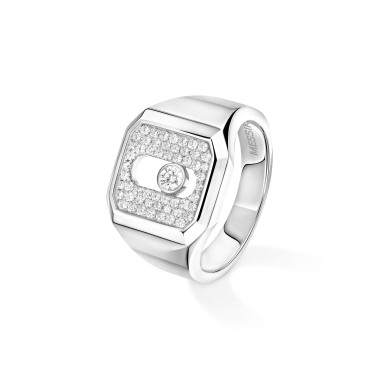         Weißgold, Ringe, Messika Move Joaillerie Siegelring