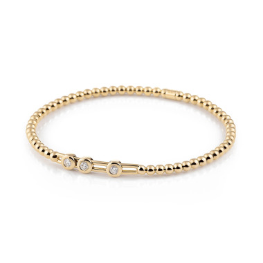 Armschmuck, Gelbgold, Al Coro Stretchy Armband