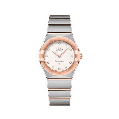 Damenuhr, Quarzwerk, Omega Constellation