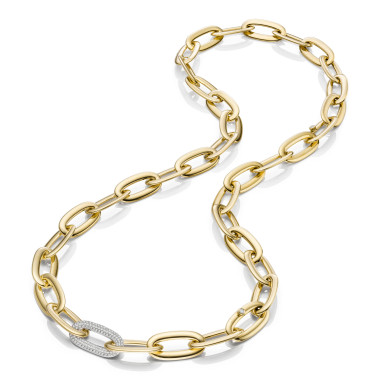 Halsschmuck, Gelbgold, IsabelleFa Halskette "Prestige"
