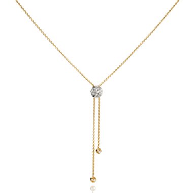 Halsschmuck, Gelbgold, Schmuckwerk Halskette Alpen