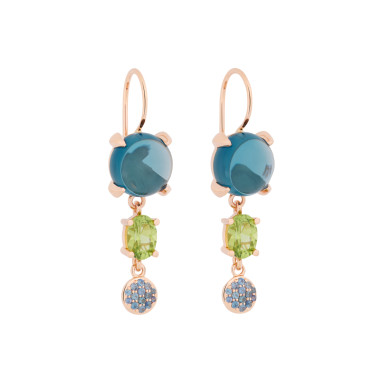         Roségold, Ohrringe, Bron Catch Ohrschmuck