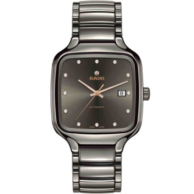 Damen- und Herrenuhr, Automatik, Rado True Square Automatic Diamonds