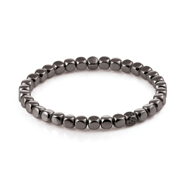 Armschmuck, Weißgold, Al Coro Stretchy Uomo Armband