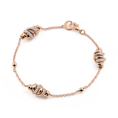 Armschmuck, Roségold, Al Coro Serenata Armband
