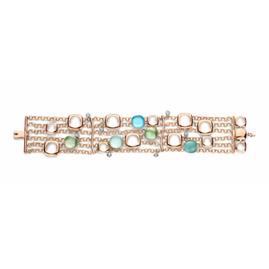 Armschmuck, Roségold, Bigli Mini Sweety Armband