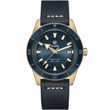 Damen- und Herrenuhr, Automatik, Rado Captain Cook Automatic Bronze