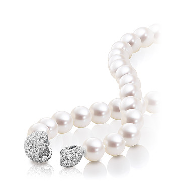 Halsschmuck, Silber, Hesse Perl-Collier