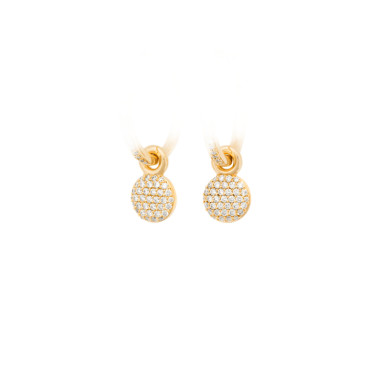         Gelbgold, Ohrringe, Bron Stardust Ohrschmuck