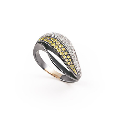 Ringe, Weißgold, Annamaria Cammilli Velaa Color Ring