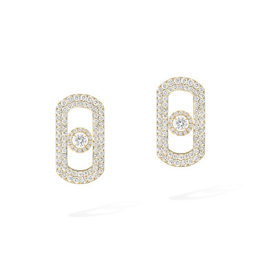 Ohrringe, Gelbgold, Messika So Move Diamantohrringe