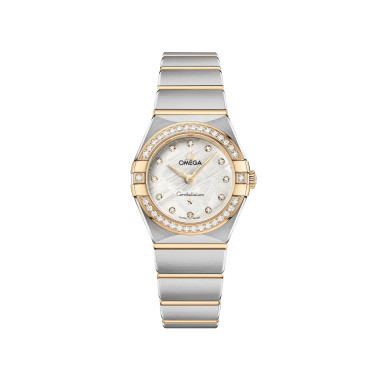Damenuhr, Quarzwerk, Omega Constellation