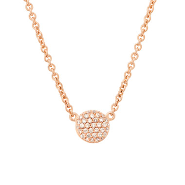 Halsschmuck, Roségold, Bron Stardust Halskette