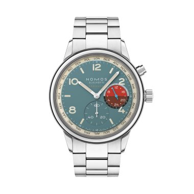 Unisex, Automatik, NOMOS Glashütte Club Sport Neomatik Weltzeit Glacier