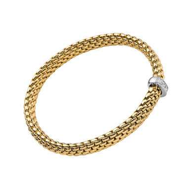 Weißgold, Armschmuck, FOPE Vendôme Flex'it Armband mit Diamanten