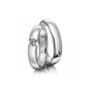 Ringe, Weißgold, Meister Trauringe Classics