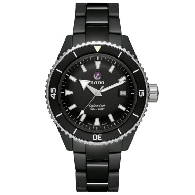 Herrenuhr, Automatik, Rado Captain Cook High-Tech Ceramic Diver
