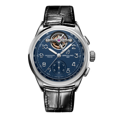 Damen- und Herrenuhr, Automatik, Breitling Premier B21 Chronograph Tourbillon 42 Willy Breitling
