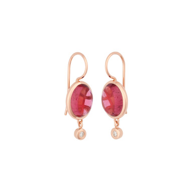         Roségold, Ohrringe, Bron Sushi Ohrschmuck