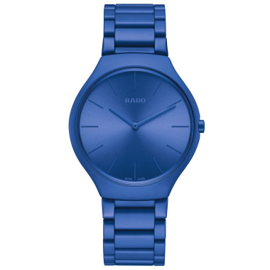 Quarzwerk, Rado True Thinline Les Couleurs™ Le Corbusier Spectacular Ultramarine 4320K