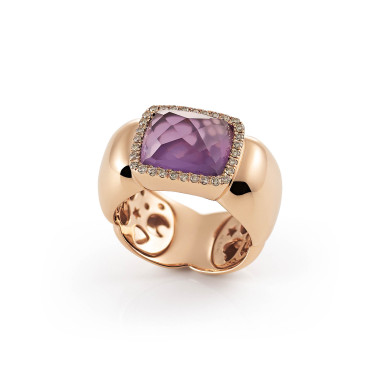 Ringe, Roségold, Al Coro La Piazza Ring