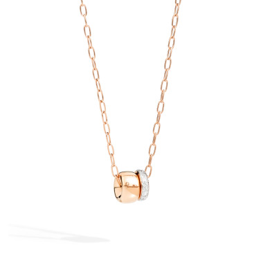 Halsschmuck, Roségold, Pomellato Iconica Anhänger mit Kette